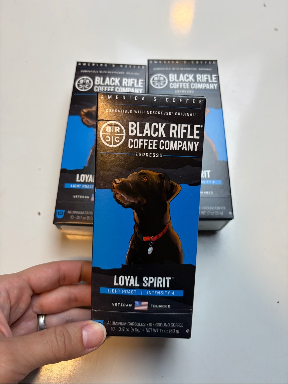 Black Rifle Coffee 30 Ct Loyal Spirit Espresso Capsules Nespresso 6/25/26